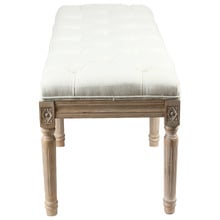 Paean Linen Ottoman Bench